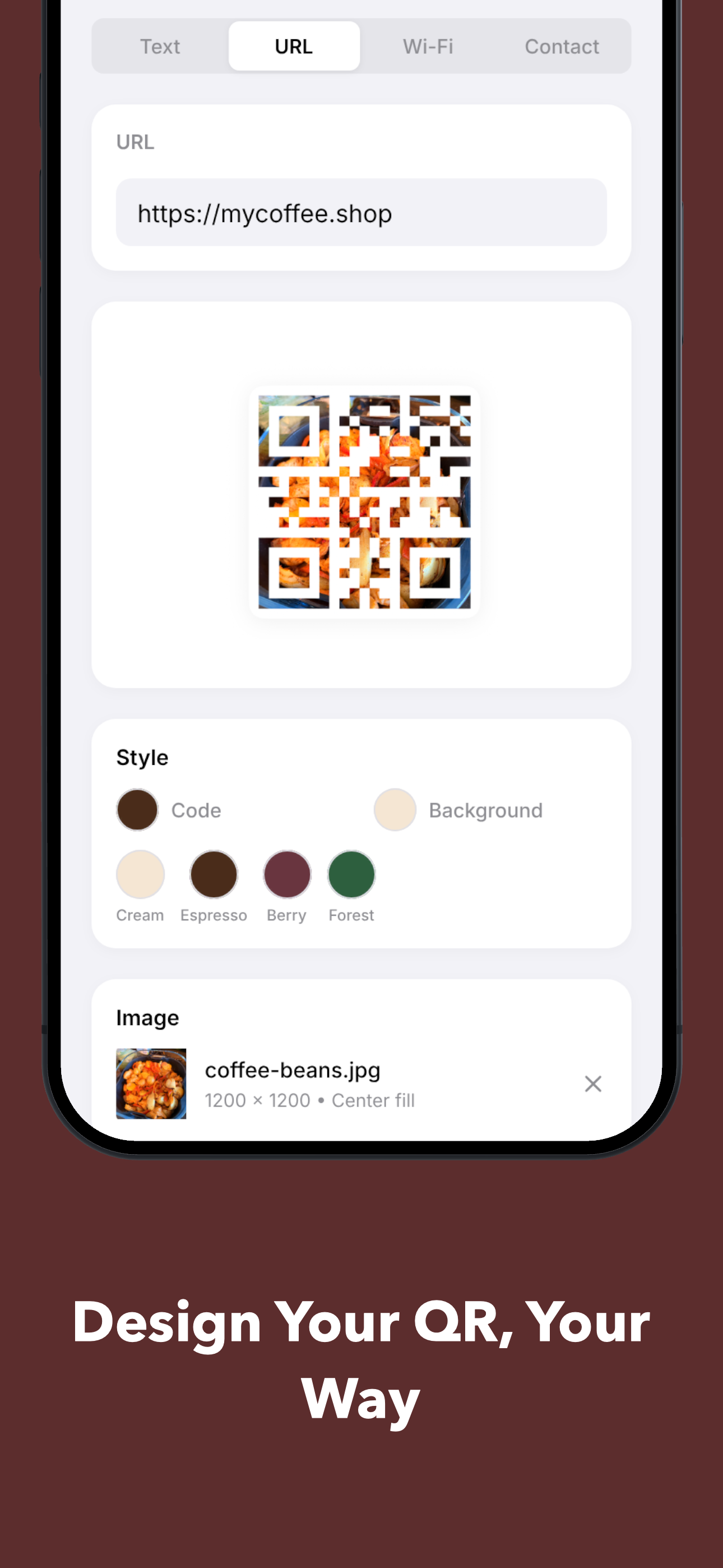 Customize your QR codes
